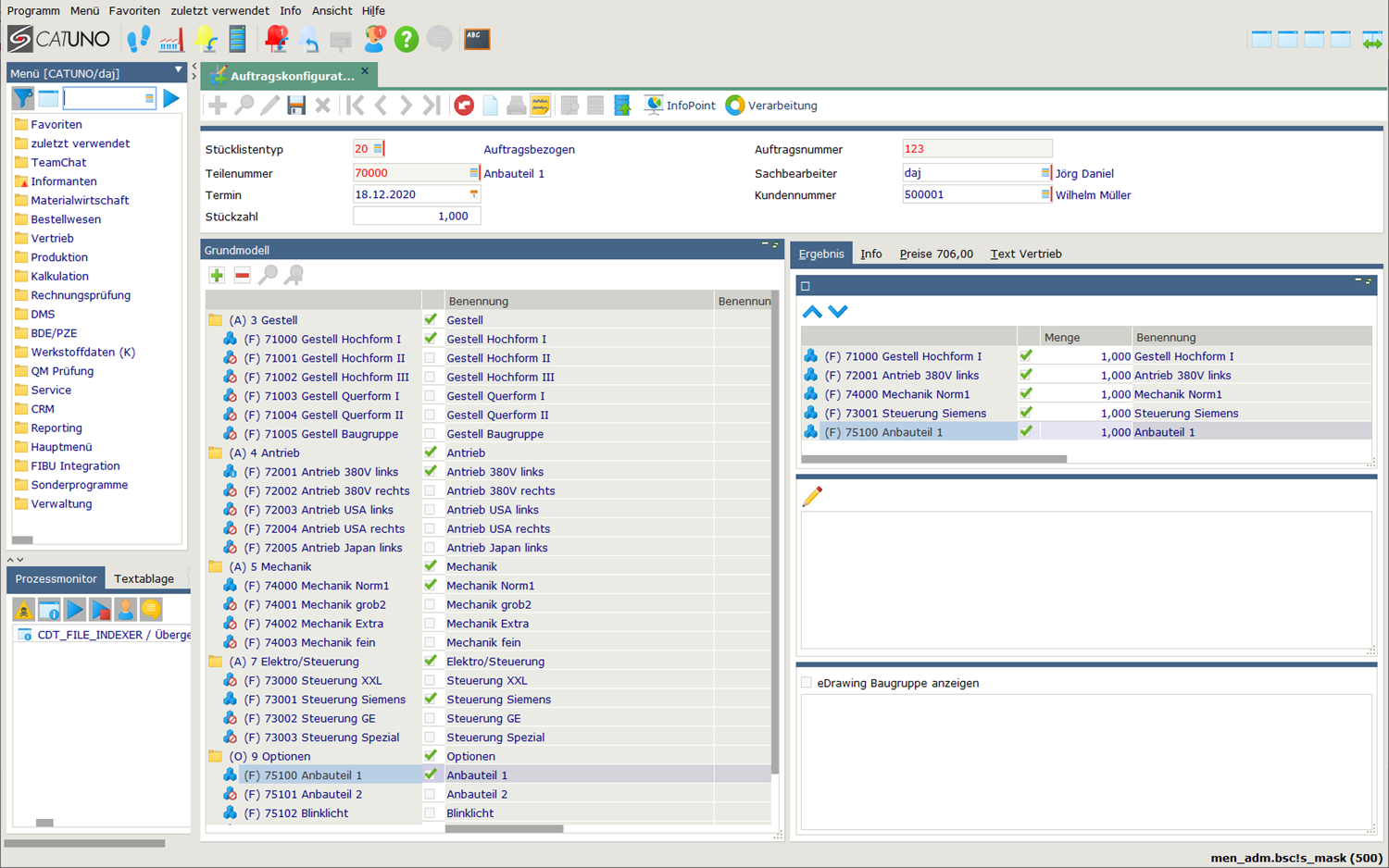 Auftragskonfigurator